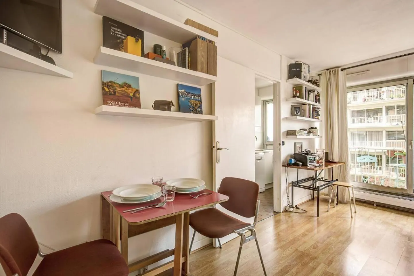 Daire Rue Saint-Maur 1-Bed Studio Balcony And View Paris Fransa
